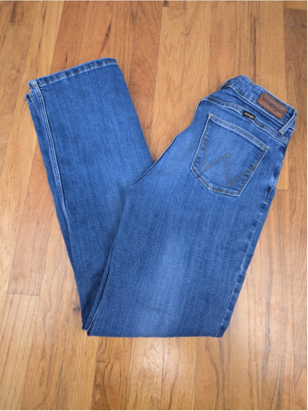 Wrangler Women's Blue Straight Leg Jeans Size 34